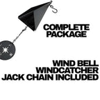 Wind Chime Three-Tone Cor-Ten Steel Compass Windcatcher