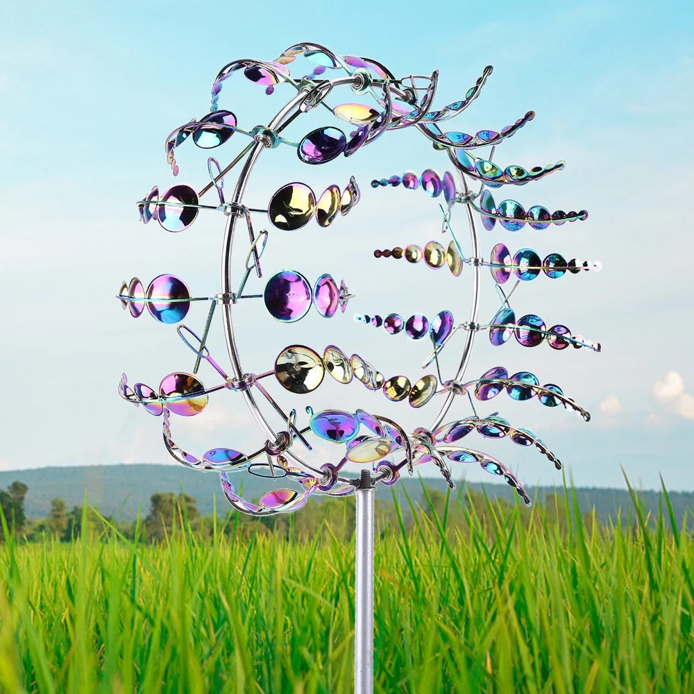 Wind Spinner Stainless Steel Kinetic Ground Stake