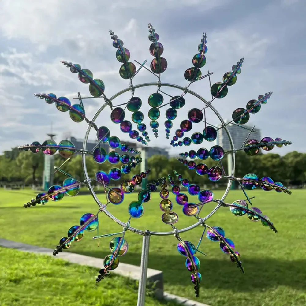 Wind Spinner Stainless Steel Kinetic Ground Stake