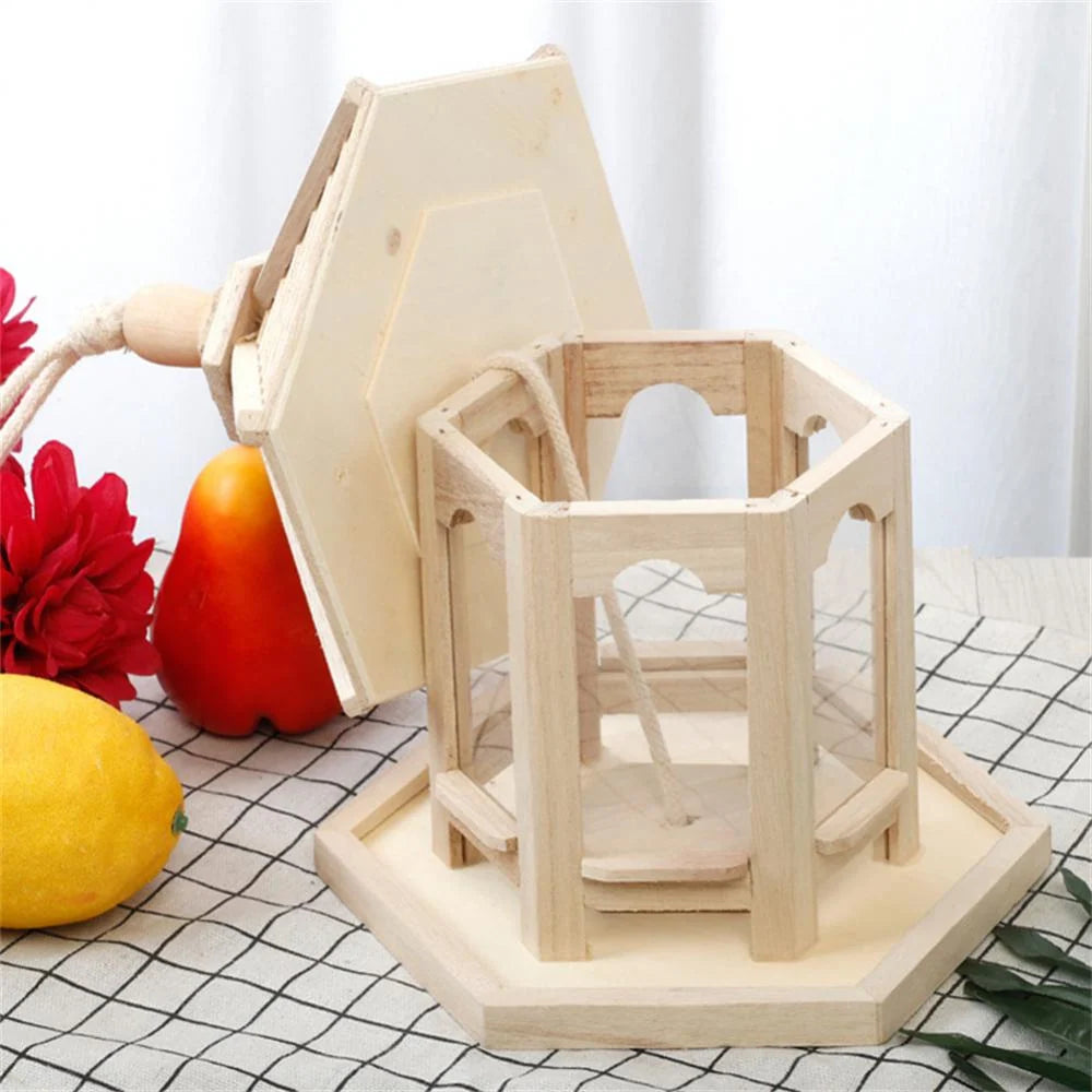 Window Bird Feeder Clear Acrylic Panel Solid Wood