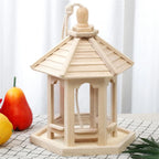 Window Bird Feeder Clear Acrylic Panel Solid Wood