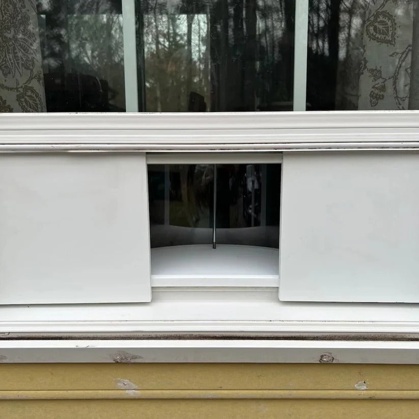 Window Bird Feeder Clear Non-Reflective Tool-Free Setup
