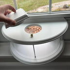 Window Bird Feeder Clear Non-Reflective Tool-Free Setup