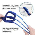 Window & Blind Cleaning Brush Soft Detachable Washable Head