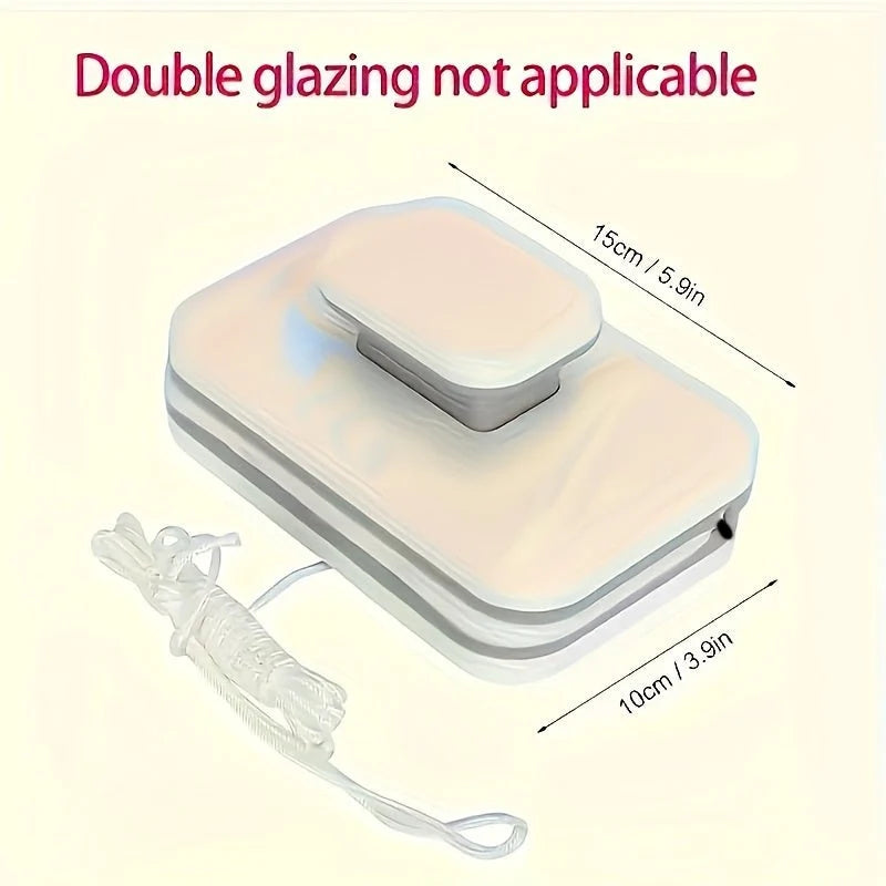 Window Cleaner Dual-Sided Magnetic For Double-Glazed