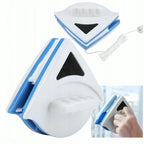 Window Cleaner Magnetic Double-Sided Microfiber & Squeegee