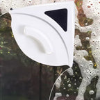 Window Cleaner Magnetic Double-Sided Microfiber & Squeegee