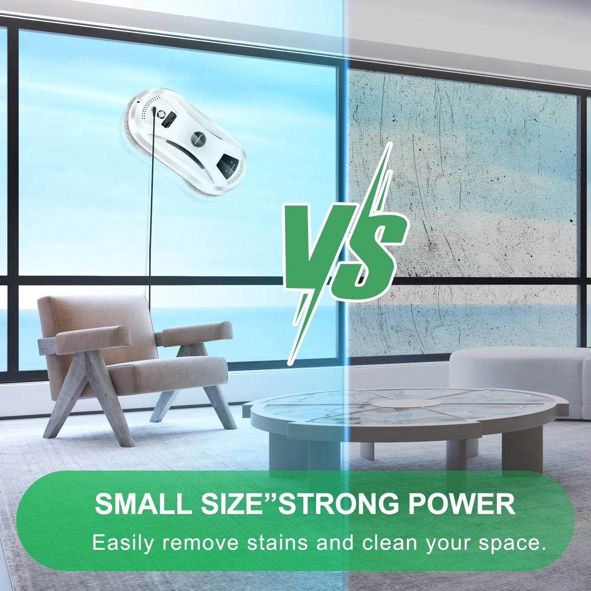 Window Cleaning Robot Automatic Suction Microfiber Pads