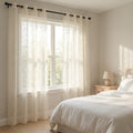 Window Curtain Sheer Lace Voile Eyelet Hanging