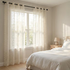 Window Curtain Sheer Lace Voile Eyelet Hanging