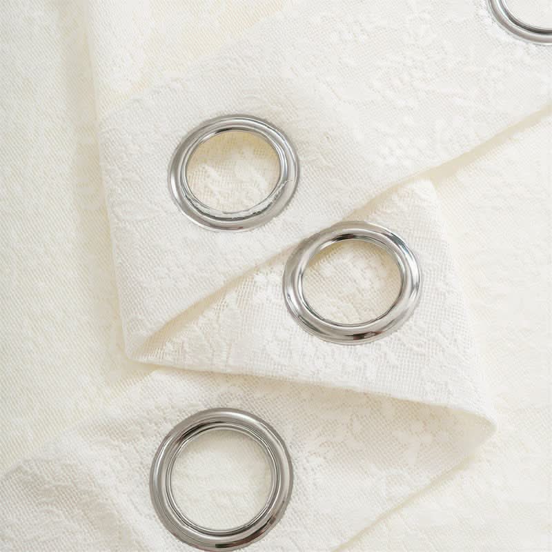 Window Curtain Sheer Lace Voile Eyelet Hanging