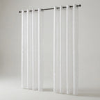 Window Curtain Sheer Lace Voile Eyelet Hanging