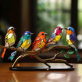 Window Decoration Stained Glass Light Catching Bird