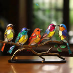 Window Decoration Stained Glass Light Catching Bird