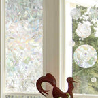 Window Film Frosted Prismatic Static-Cling 96% UV Blocking