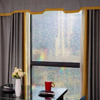 Window Film Frosted Prismatic Static-Cling 96% UV Blocking