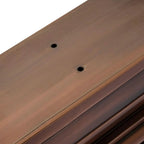 Window Flower Box Flat-Back Reinforced Metal & Stainless Steel Brackets
