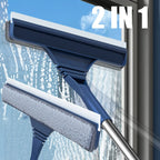 Window & Screen Squeegee Microfibre & Silicone Telescopic Handle