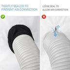 Window Seal Kit Adhesive Hook-and-Loop Reusable