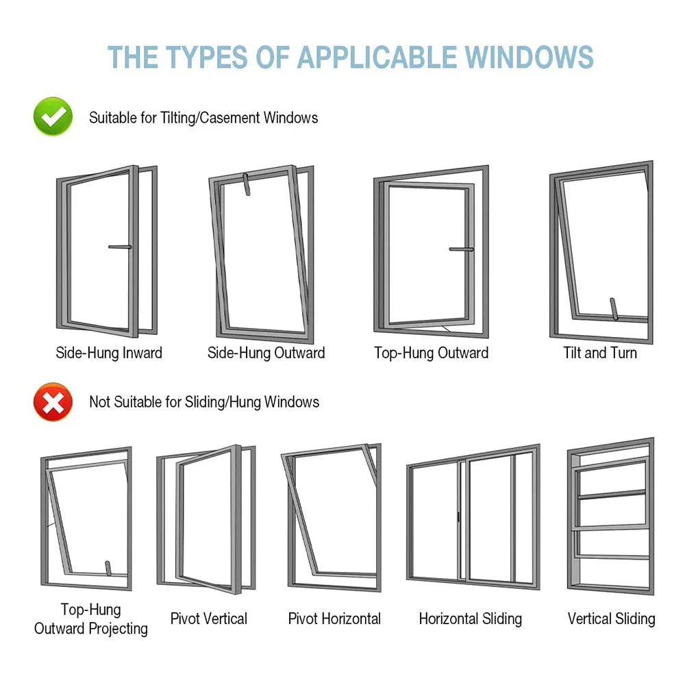 Window Seal Kit Adhesive Hook-and-Loop Reusable
