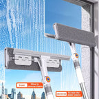 Window Squeegee 360° Rotatable Head Telescopic Handle