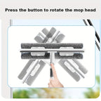 Window Squeegee 360° Rotatable Head Telescopic Handle