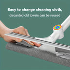Window Squeegee 360° Rotatable Head Telescopic Handle