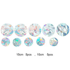Window Sun Catchers Static Cling Rainbow Cuttable & Reusable