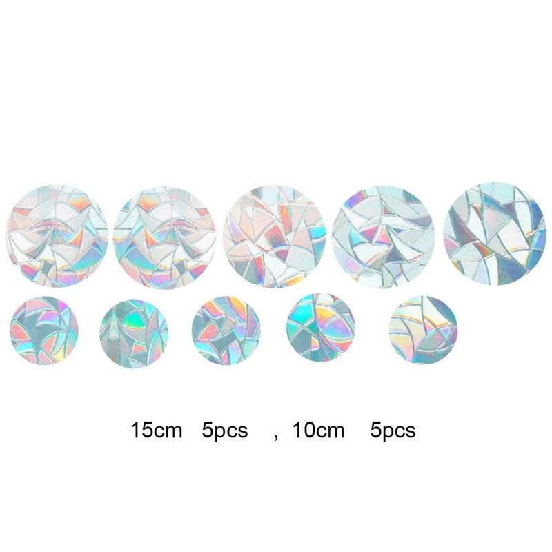Window Sun Catchers Static Cling Rainbow Cuttable & Reusable