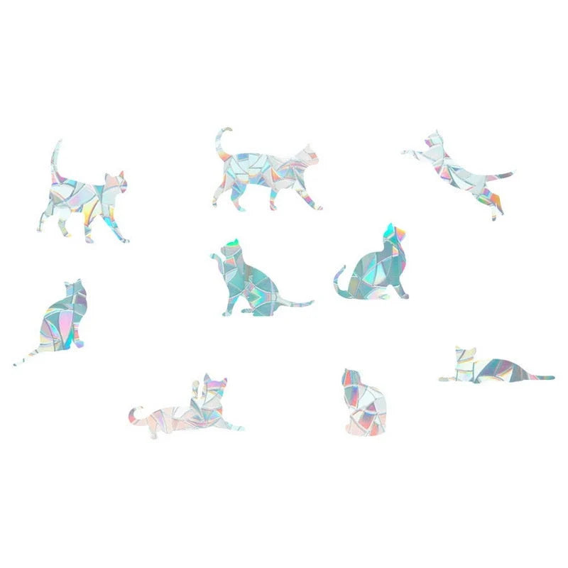 Window Sun Catchers Static Cling Rainbow Cuttable & Reusable