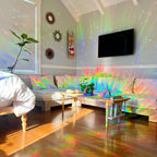 Window Sun Catchers Static Cling Rainbow Cuttable & Reusable