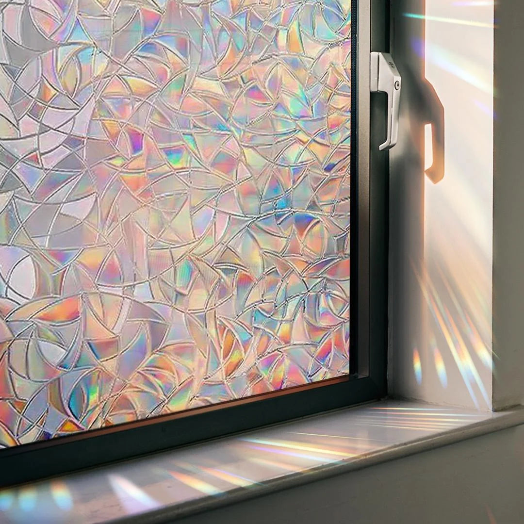 Window Sun Catchers Static Cling Rainbow Cuttable & Reusable