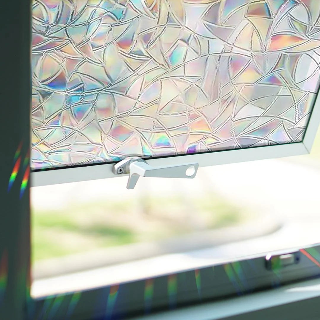 Window Sun Catchers Static Cling Rainbow Cuttable & Reusable