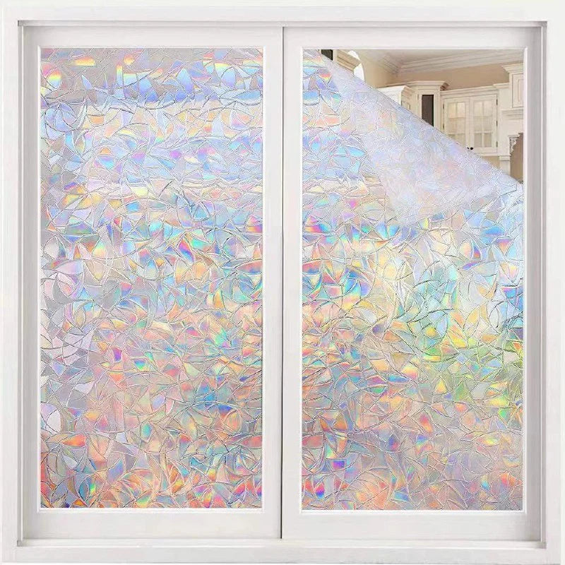 Window Sun Catchers Static Cling Rainbow Cuttable & Reusable