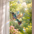 Window Suncatcher Acrylic Bird Designs With Hanging Chain
