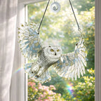Window Suncatcher Acrylic Bird Designs With Hanging Chain