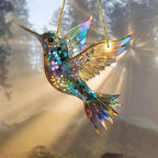 Window Suncatcher Acrylic Bird Designs With Hanging Chain