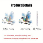 Window Suncatcher Acrylic Crystal Bird Rainbow Reflections
