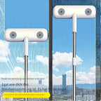Window & Surface Cleaning Brush Retractable Handle Washable Head