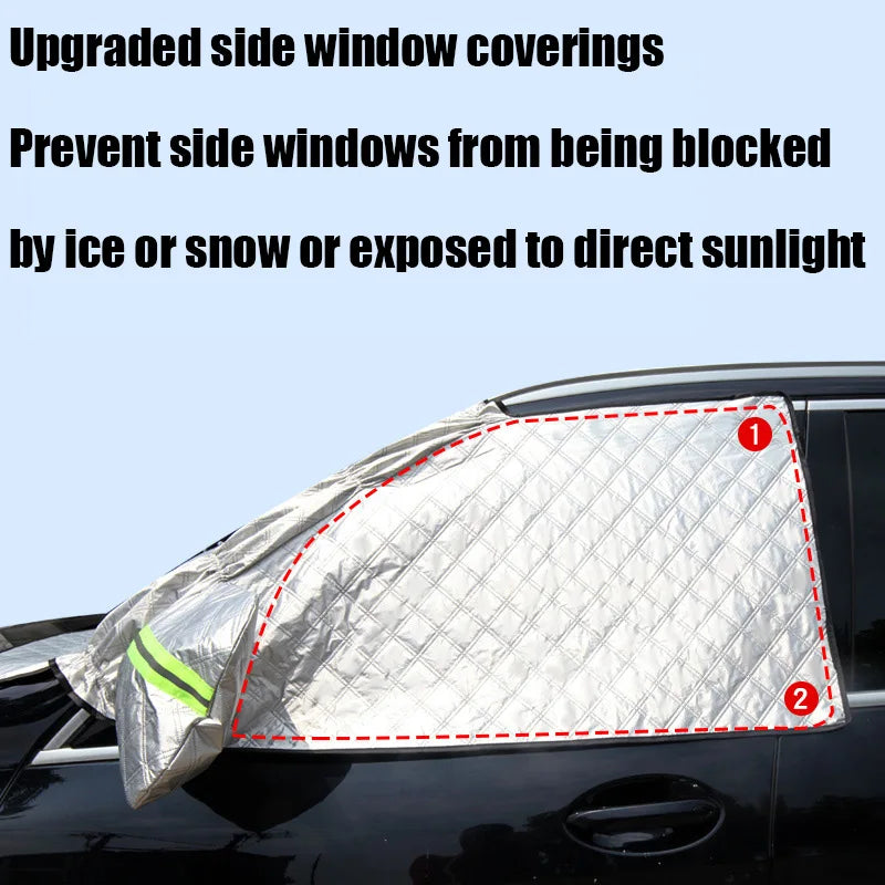 Windshield Cover Extra-Large 3-Window Waterproof Polyester