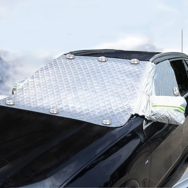 Windshield Cover Extra-Large 3-Window Waterproof Polyester