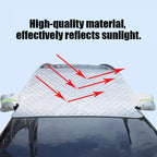 Windshield Cover Extra-Large 3-Window Waterproof Polyester