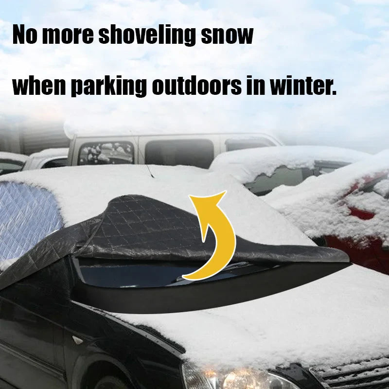 Windshield Cover Extra-Large 3-Window Waterproof Polyester