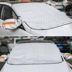 Windshield Cover Magnetic Anti-Frost Aluminum & Cotton