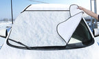 Windshield Cover Reflective Aluminized Film Elastic Straps