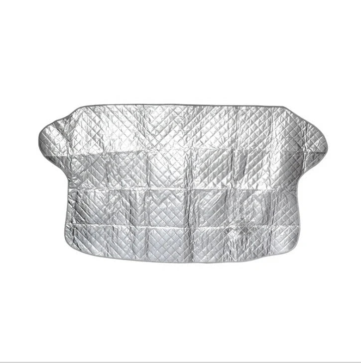 Windshield Cover Reflective Aluminized Film Elastic Straps