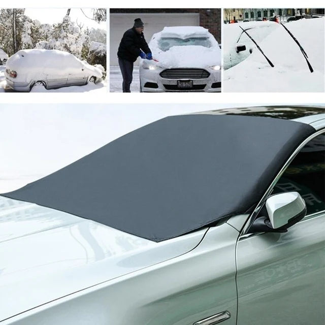 Windshield Cover Universal Polyester Six-Magnet & Straps