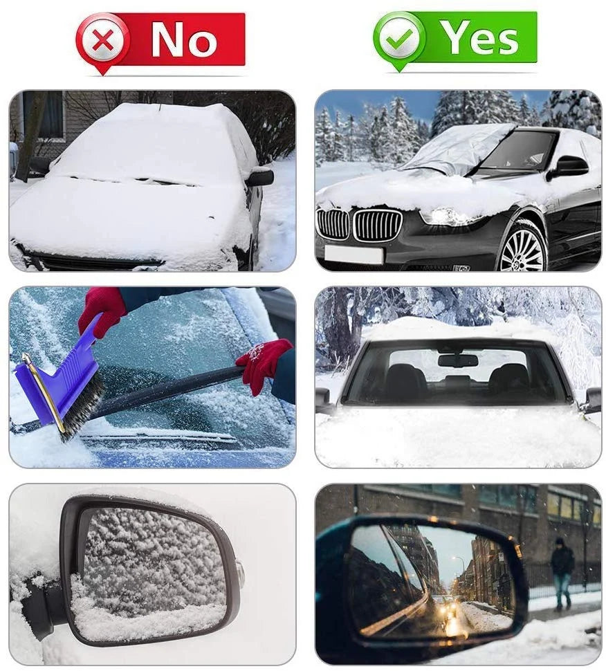 Windshield Cover Universal Polyester Six-Magnet & Straps