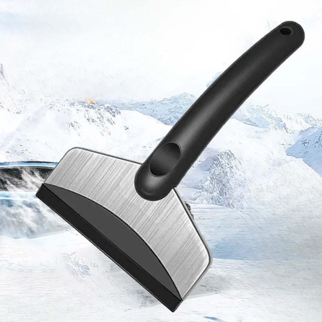 Windshield Ice Scraper Telescoping Handle Built-In LED Light
