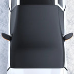 Windshield Snow Cover Magnetic Side Mirror Covers Reflective Strips